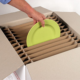 PACK CROISILLONS pour 48 ASSIETTES - Agencement intérieur pour carton vaisselle